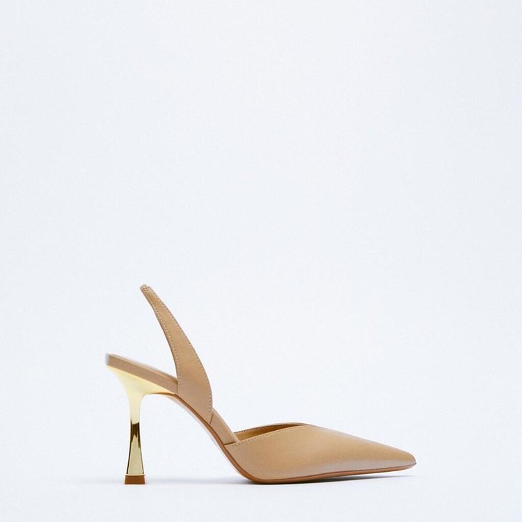 New Nude Pointed High Heels For Women