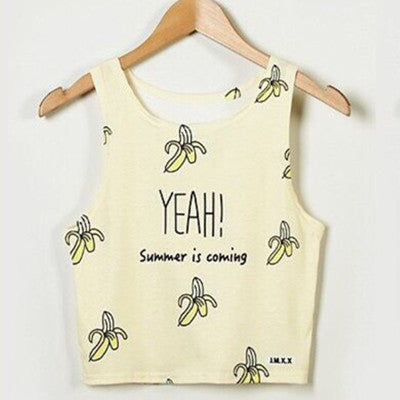 CROP TOP SUMMER BANANE