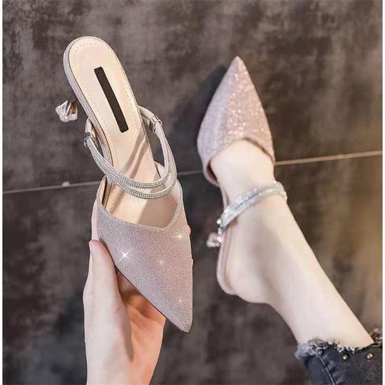 Baotou Sandals Women Stiletto Heels