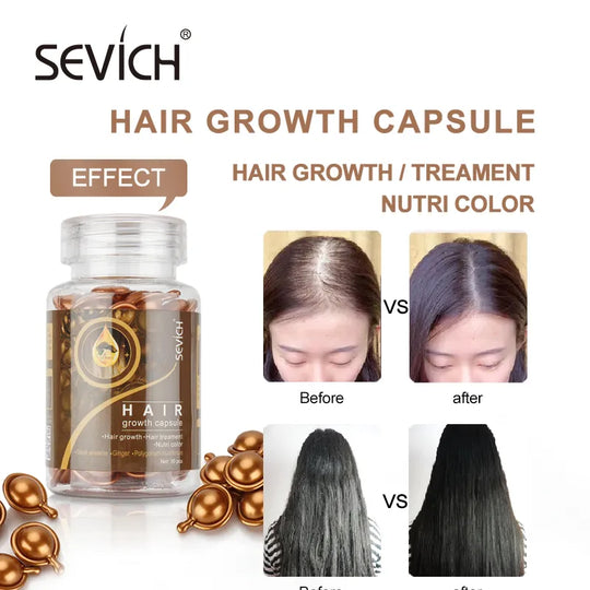 Bottle Hair Vitamin Capsule Ginger Serum Anti-hair Loss