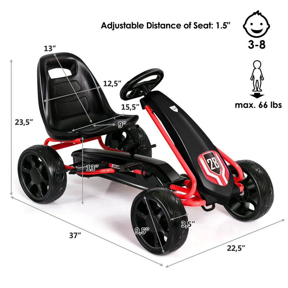 Pedal Go Kart Kids Unisex