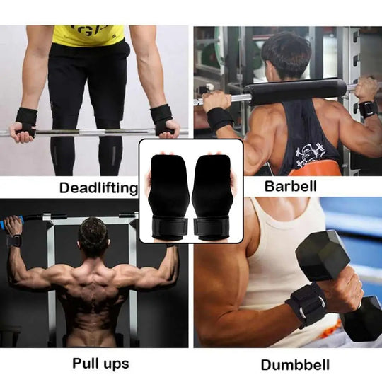 Weight Lifting Hooks Heavy Duty Lifting Wrist Straps And Hooks For Pull Ups Deadlift Stable Deadlift Grips With Hooks Ideal Gym - My Store