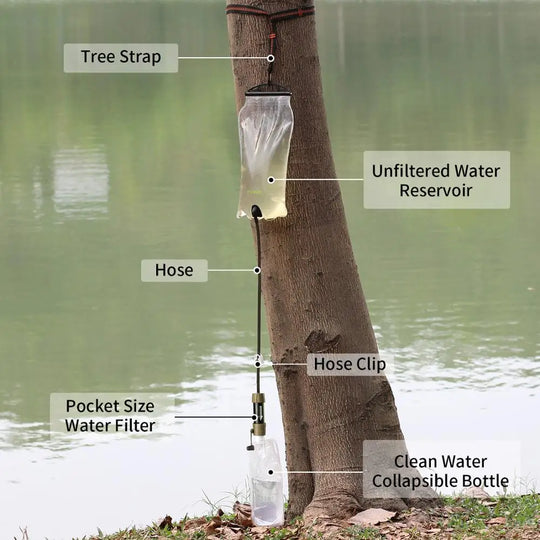 Outdoor Gravity Water Filter