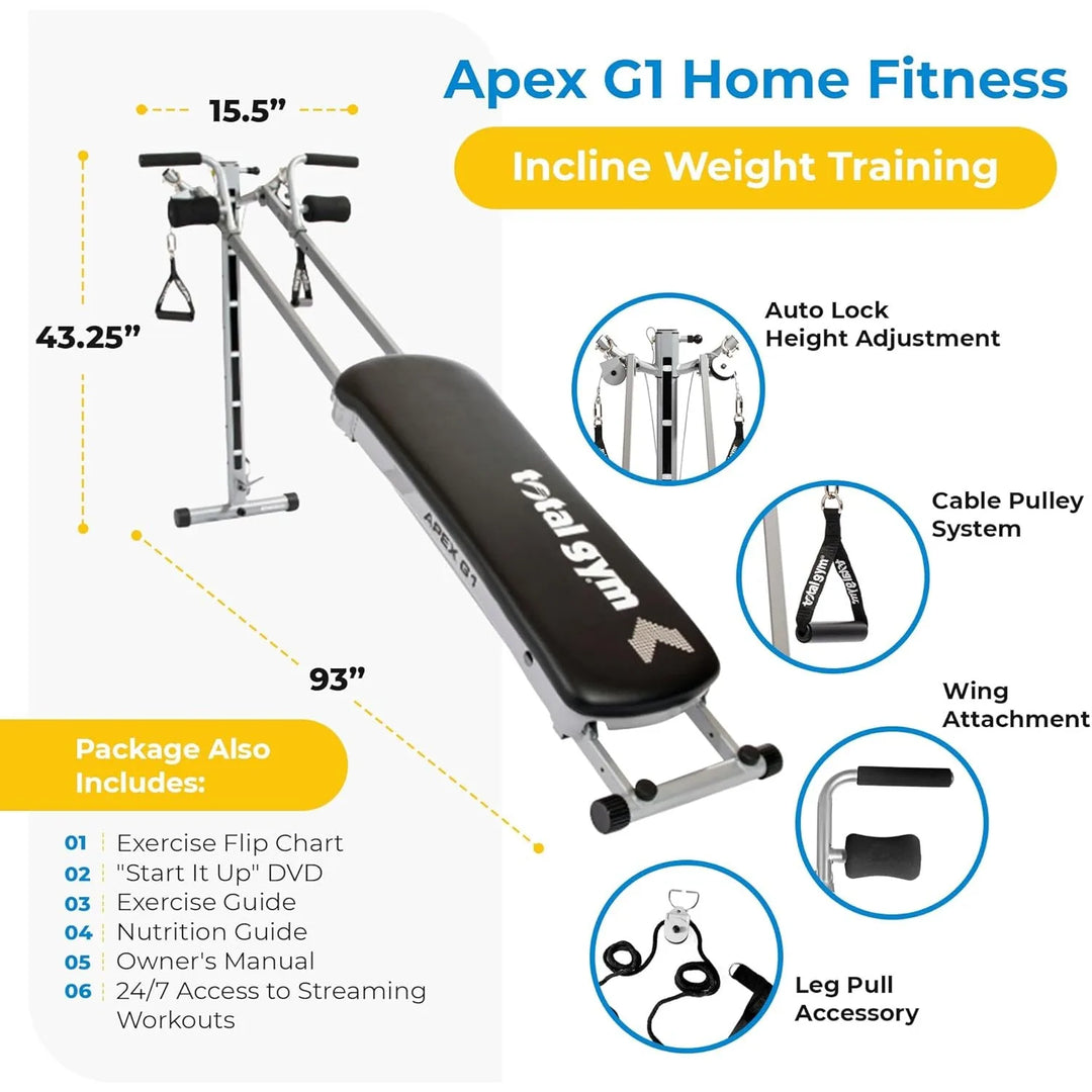 APEX Versatile Indoor Home Gym Workout