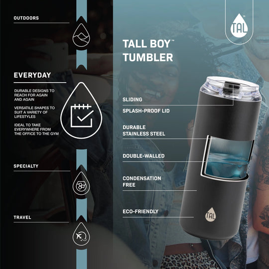 Stainless Steel Tall Water Bottle