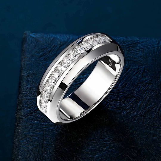 Men's 925 Sterling Silver Wedding Rings