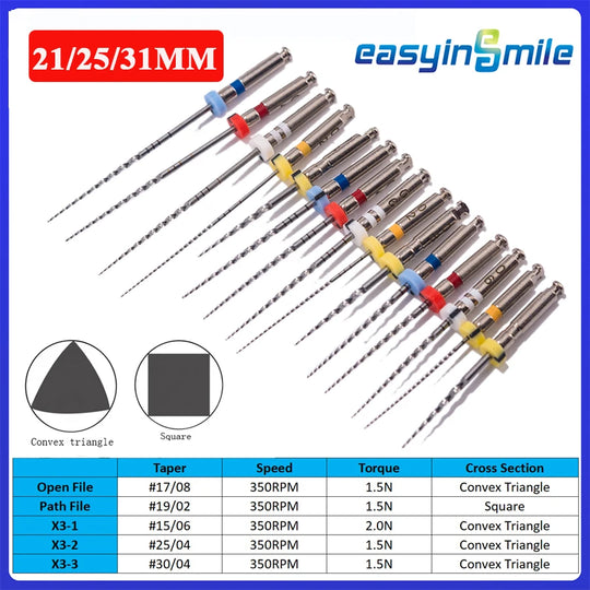 Dental X3 endo Rotary Files Endodontic NITI