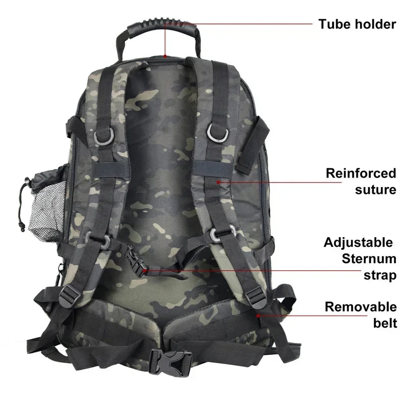 ARMY 60L Military Tactical Backpack Army Hiking - My Store