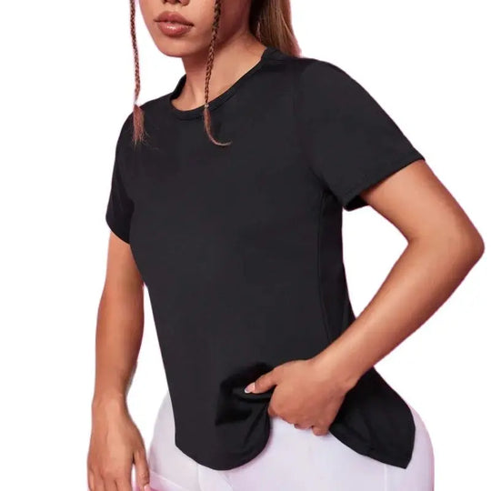 Short Sleeve Racerback Yoga Vest