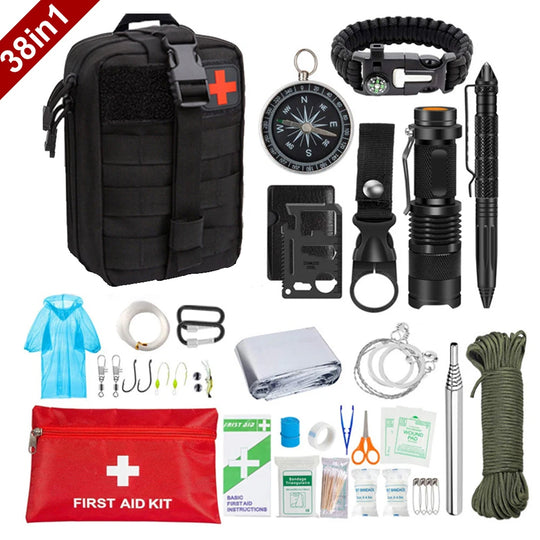 Survival First Aid Kit  Emergency Kit Camping / Hiking - My Store