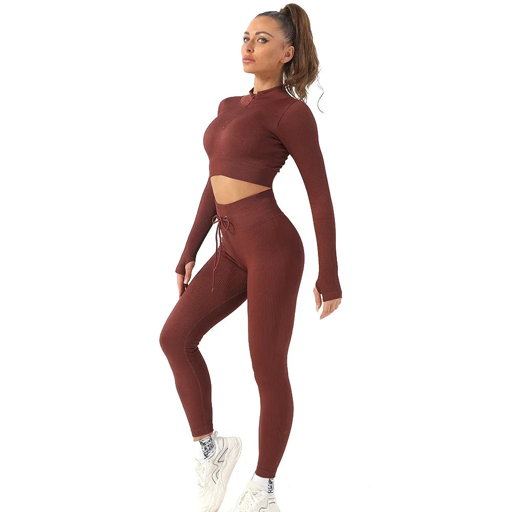 OhSunny Seamless Yoga  Clothing Workout Clothes