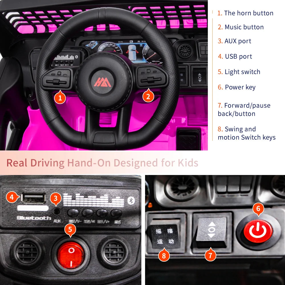 12V Battery Powered Ride On Car Kids