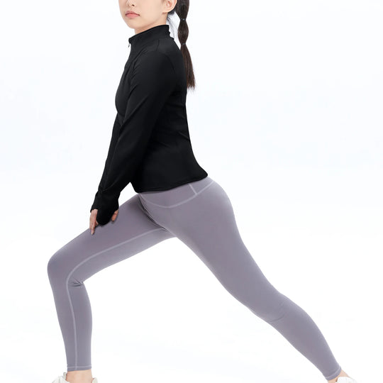 Women's Workout Jacket with Thumb Holes