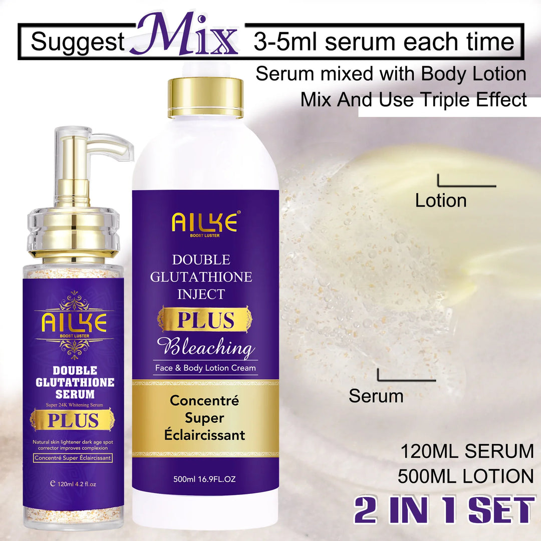 Glutathione Serum and Body Lotion