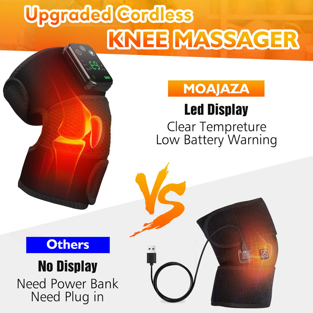 Electric Heating Knee Massage Joint Physiotherapy Osteoarthritis  Pain Relief - My Store