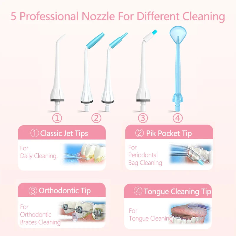 Oral Irrigator Teeth Whitening 3 Modes Teeth Cleaner