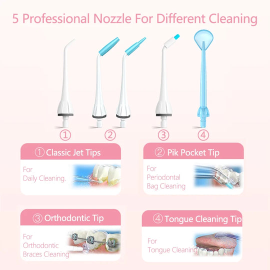 Oral Irrigator Teeth Whitening 3 Modes Teeth Cleaner