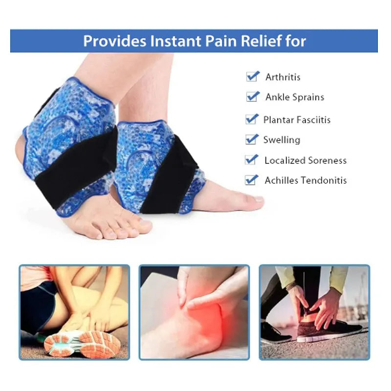 Reusable Ankle Brace Ice Pack