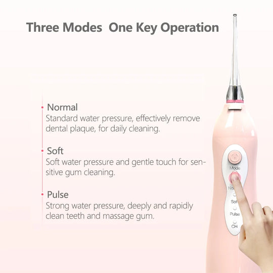 Oral Irrigator Teeth Whitening 3 Modes Teeth Cleaner