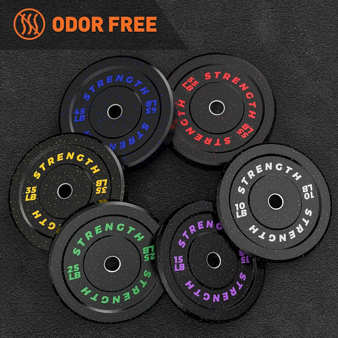 Olympic Bumper Plates  10/15/25/35/45/55LB