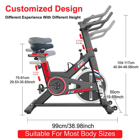 Indoor Cycling Stationary  Bike with LCD Monitor - My Store