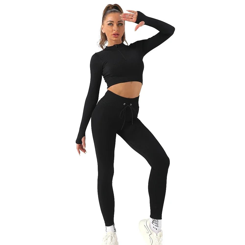 OhSunny Seamless Yoga  Clothing Workout Clothes