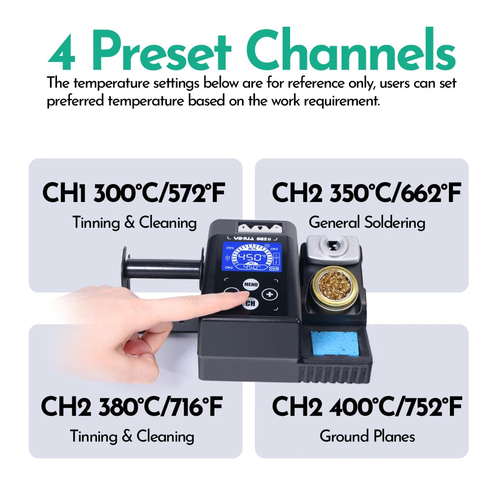 YIHUA 982-II Touch Screen C245 Electronic Soldering Iron Station