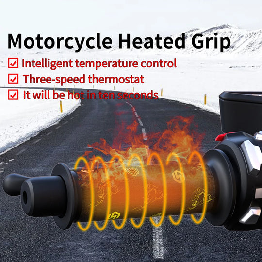 New 12V Universal Motorcycle Hand Heated Grips