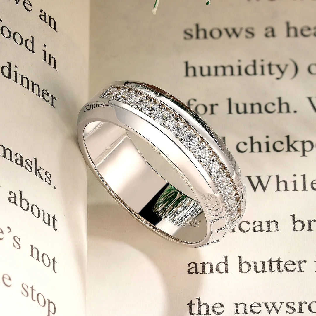 Men's 925 Sterling Silver Wedding Rings