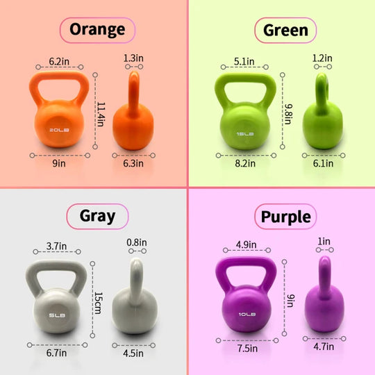 Strength Training Kettlebells Weight Set