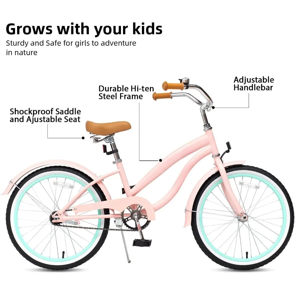 Girls Beach Cruiser Bike