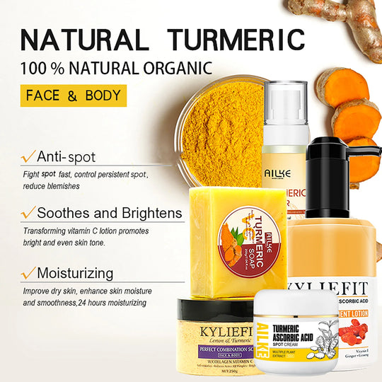 Organic Turmeric Skin Care For Men And Women