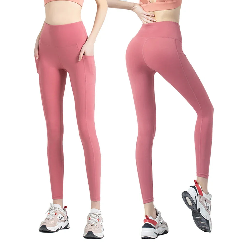 Women High Waist Leggings Yoga Pants