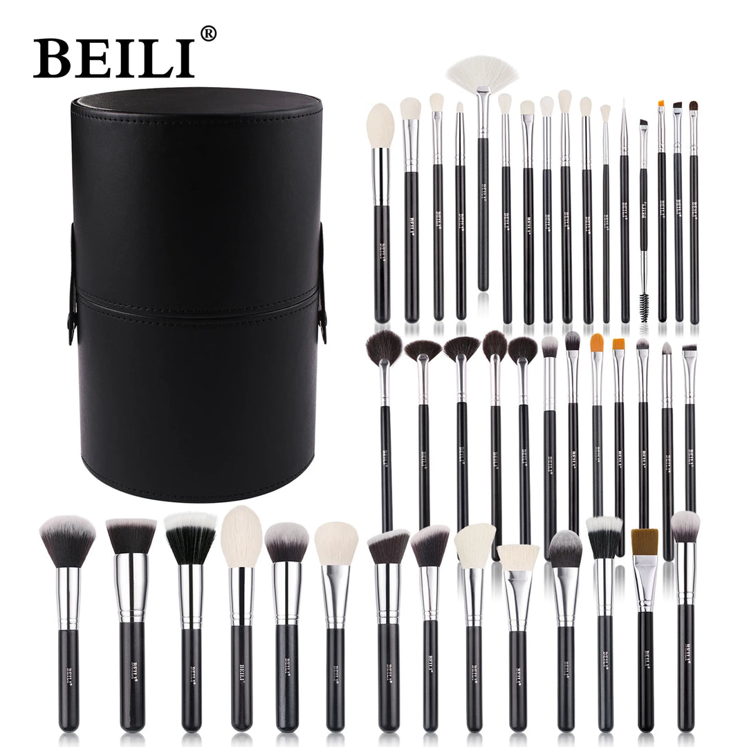 Makeup Brush Set with Holder 30-42Pcs Professional Foundation - My Store