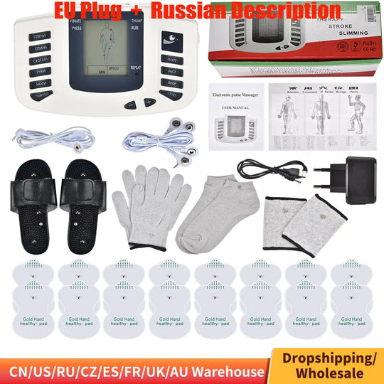 Full Body Tens Acupuncture Electric Therapy Massager Relax Muscle Therapy - My Store