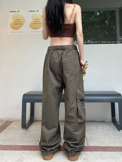 Hip Hop Retro Multi Pocket Cargo Pants For Men And Women